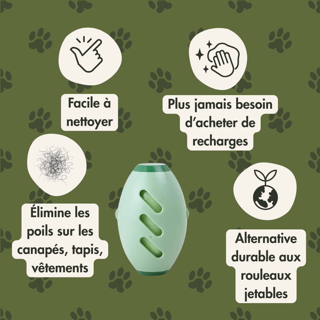 PoilRoll™ - Le rouleau magique anti-poils réutilisable