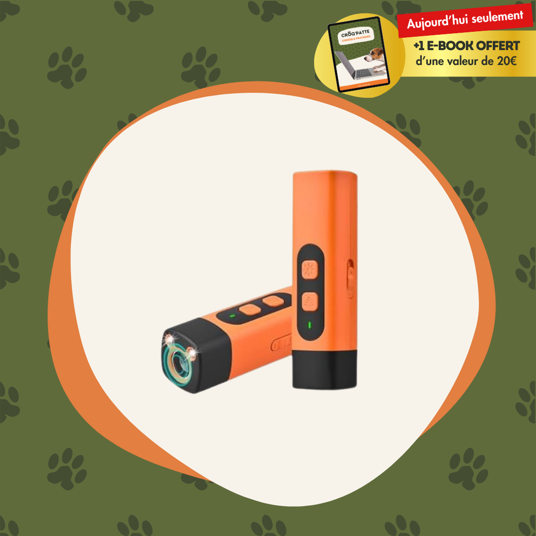 Stop-Croq - Calmez les aboiements tout en douceur, en une pression